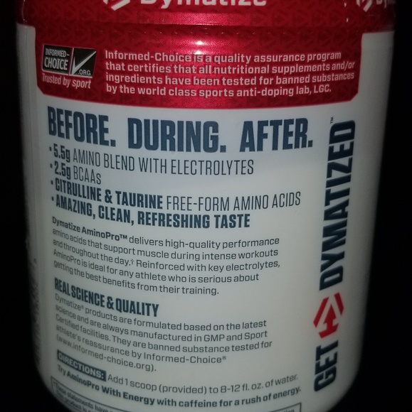 Dymatize Amino Pro Fruit Punch - Picture 3 of 6